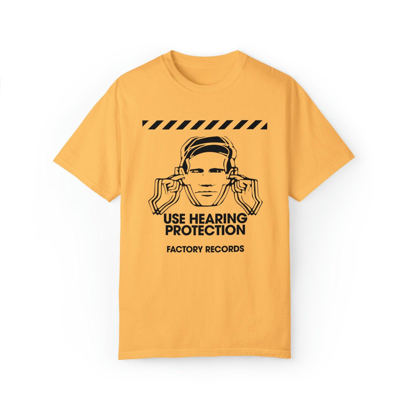 Factory Records T shirt/Factory Records/Record label T shirt/Music T shirt/Music Gift/Joy Division/New Order/Hacienda nightclub/music merch L