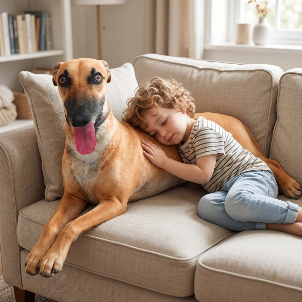 Realistic Plush Pillow Lifelike Stuffed Puppy Dog Greyhound Stuffed Animal Sleeping Companion
