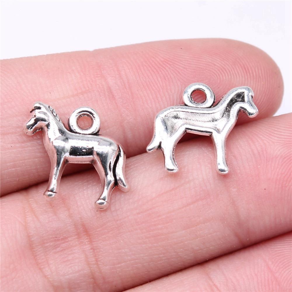 Charms Pegasus Horse Pendants Minimalist Jewelry Components QC095