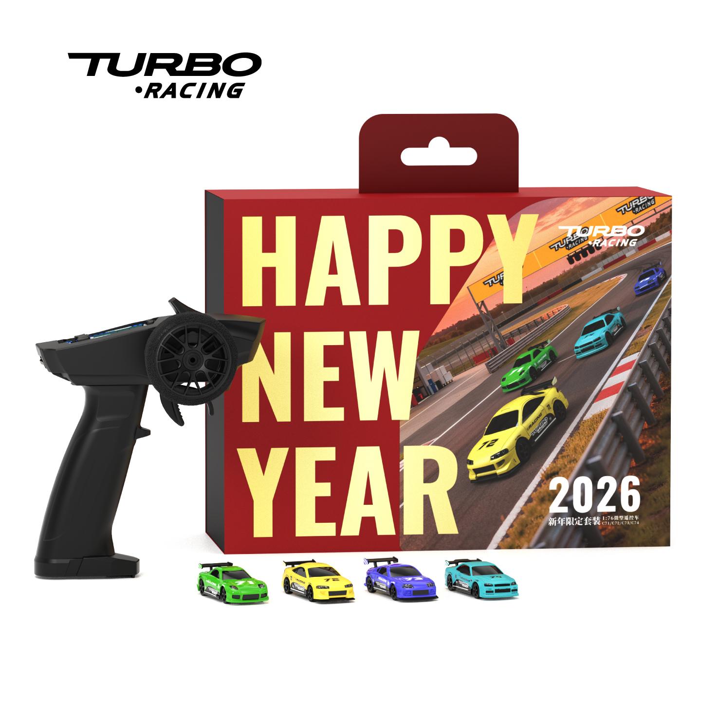 

NEW TURBO RACING C71/C72/C73/C74 2026 New Year Limited Edition Set 1/76 RC Miniature RTR Remote Control Car Adult Children s
