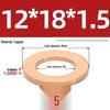 National Standard Red Copper Gasket Seal Ring and Flat Washer M3-M60mm for Marine Instruments