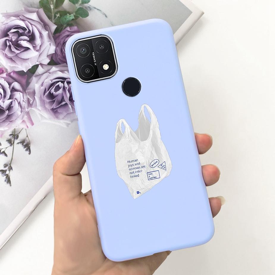For Oppo A15 Case Oppo A15s CPH2179 Cute Fashion Candy Painted Cover Soft TPU Phone Case For Oppo A15 A 15 s OppoA15 Full Bumper