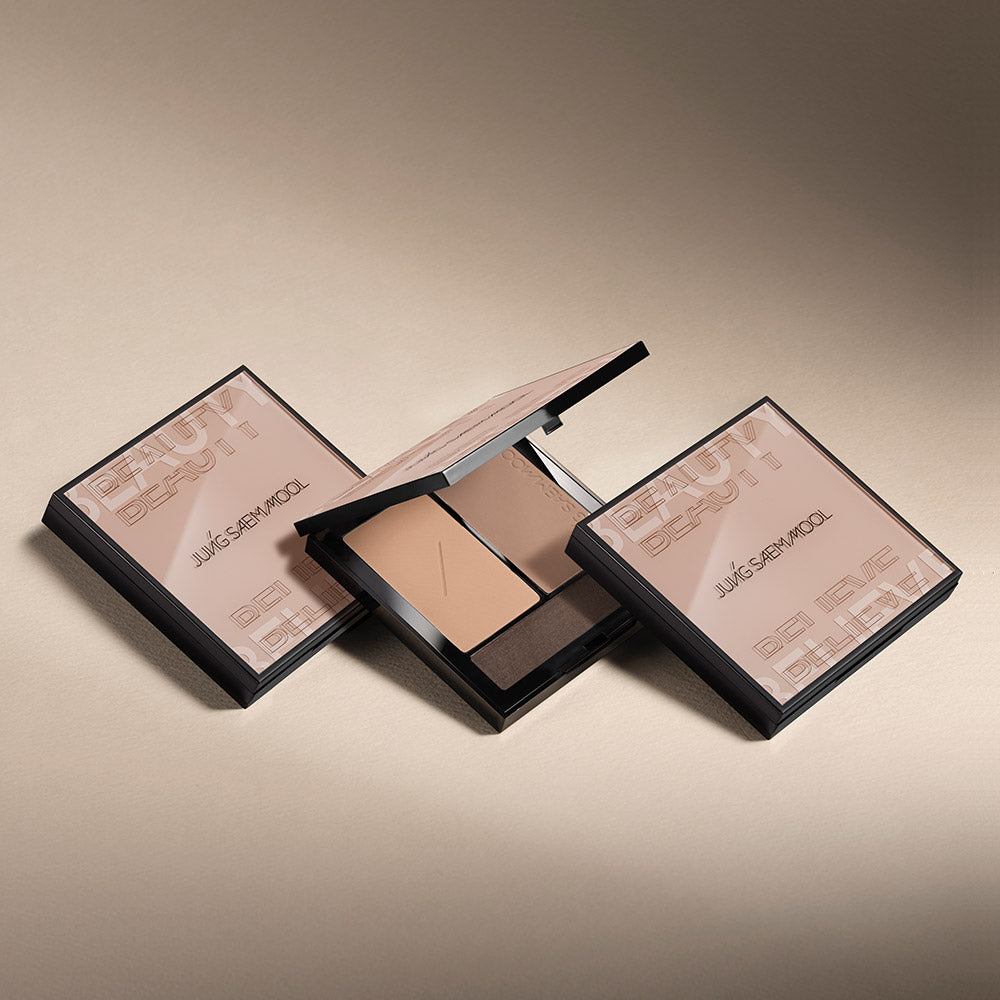 JUNG SAEM MOOL Artist Face Palette 14.3g Contour | Presenting Hydrated Texture, Brightening, Smoothing Texture