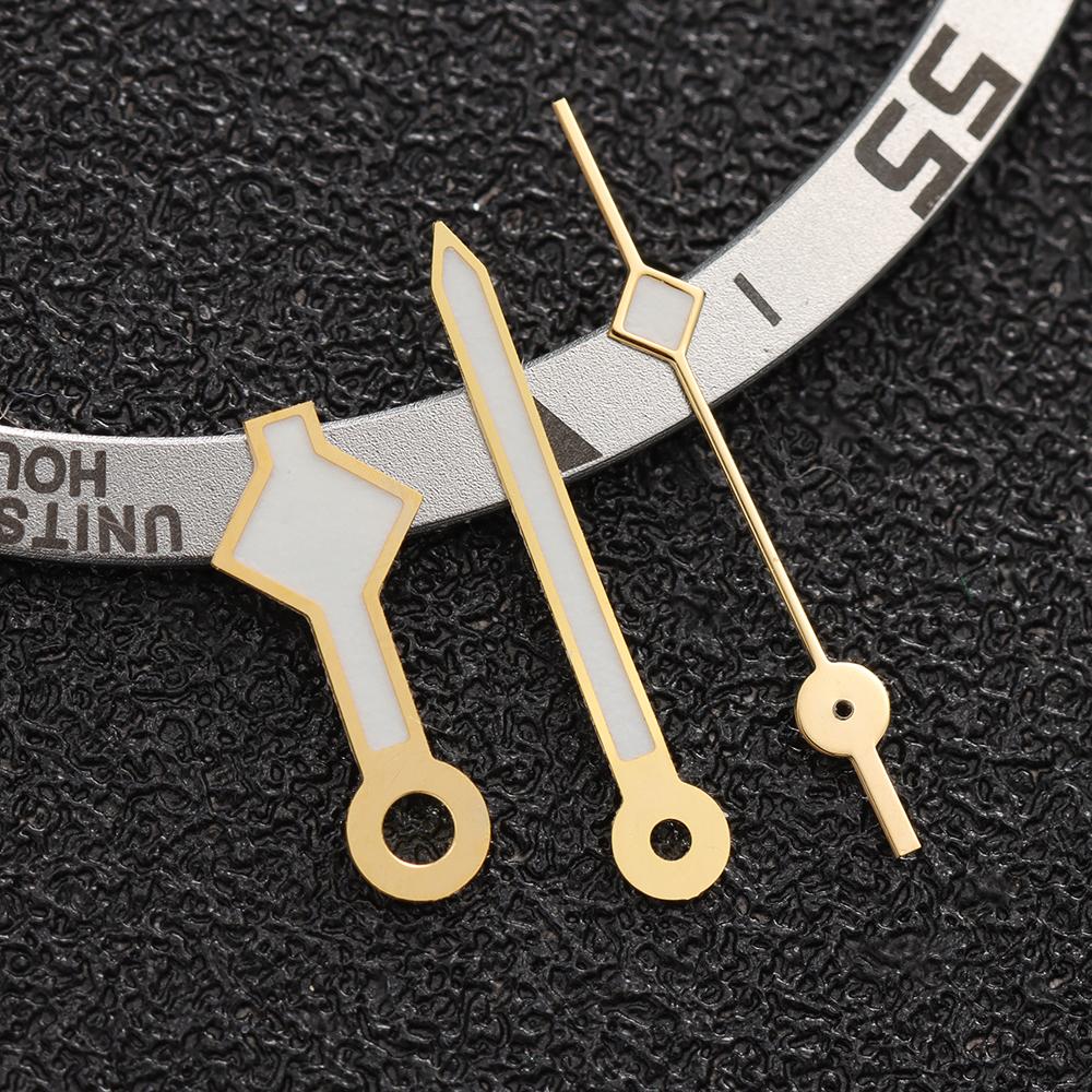 

High-quality Watch Accessories Watch Pointer for Watchmaker Green Luminous Hands for NH35 NH36 7S26 7S36 4R35 4R36 WatchMovement золотой