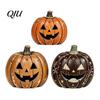 Desktop Holiday Party Ornament 3/4Pcs Vintage Wooden Pumpkin Decor, Rustic Fall Tabletop Centerpiece, Farmhouse Sturdy Thanksgiving Centerpieces