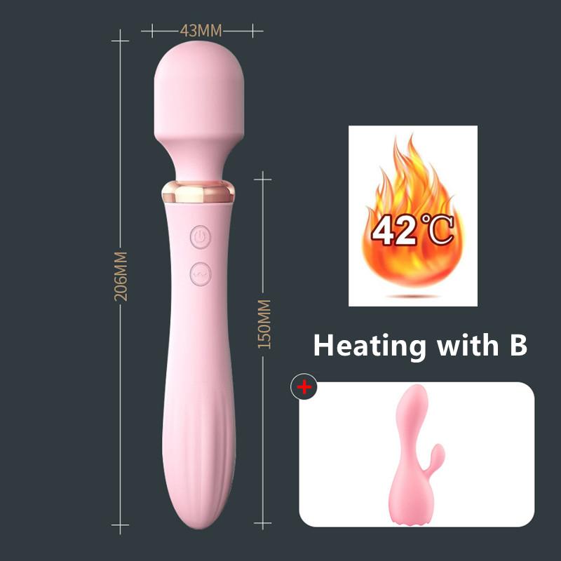 Warming and Stretching Vibrator For Women 10 Mode Clitoris Tongue Stimulator Reality Dildo Vibrators Female Sex Toys for