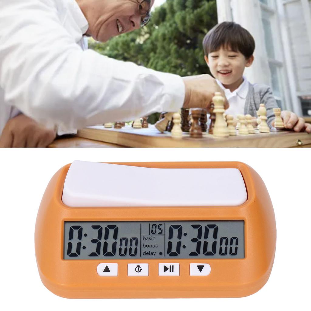 Schackklocka Digital Schacktimer Bärbar Schacktimer Professionell Schackklocka För Schackmatch Go Schackspel