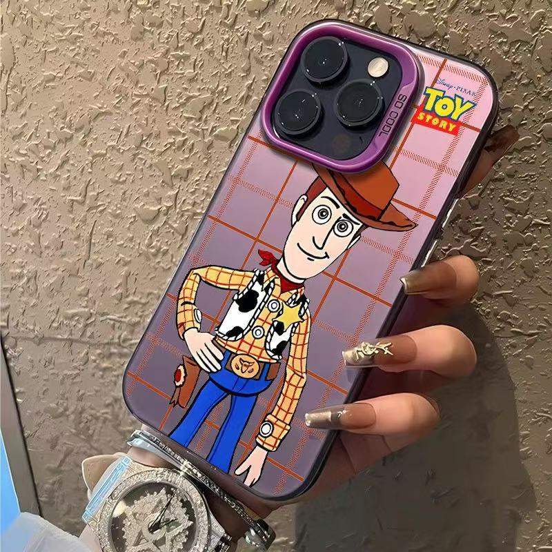 Toy Woody applies to 14plus large hole 16promax iPhone case iphone15 Europe and America 13 cartoon 12