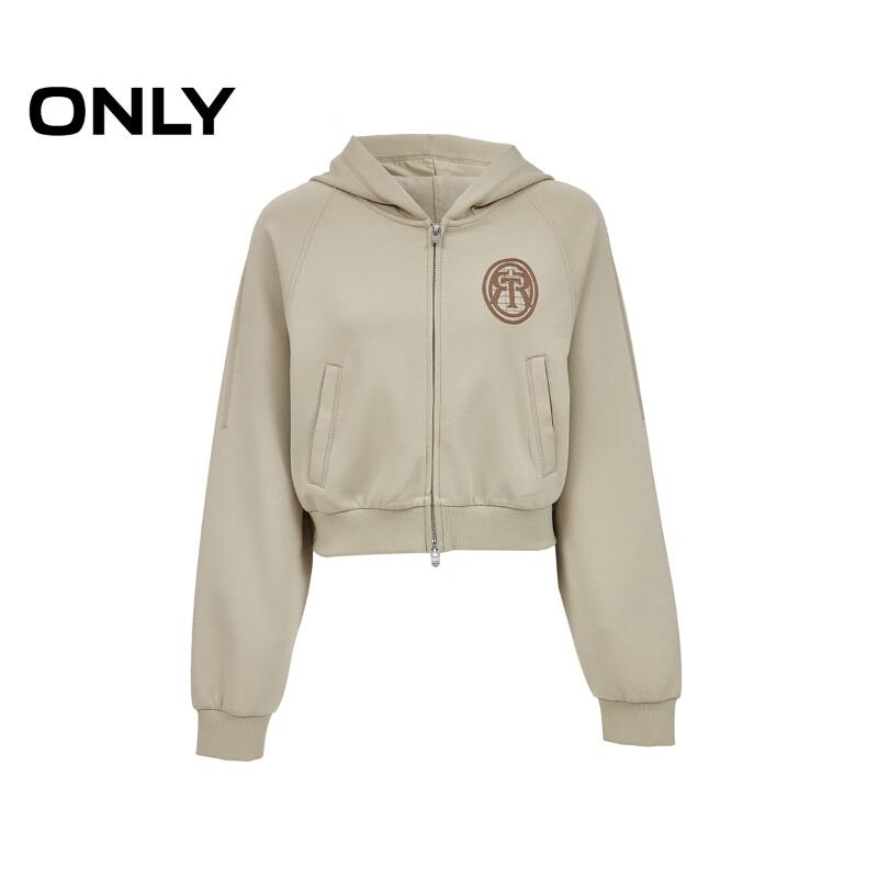 ONLY Women's Relaxed Fit Hooded Letter Sweatshirt