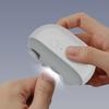 Electric Nail Clipper Electric Nail Trimmer Polisher Portable Fingernail Cutter with Light File Nail Clip Storage Rechargeable