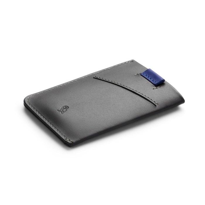 [Bellroy] Card Sleeve Slim Leather Wallet - CharcoalCobalt 105mm x 70mm x 7mm