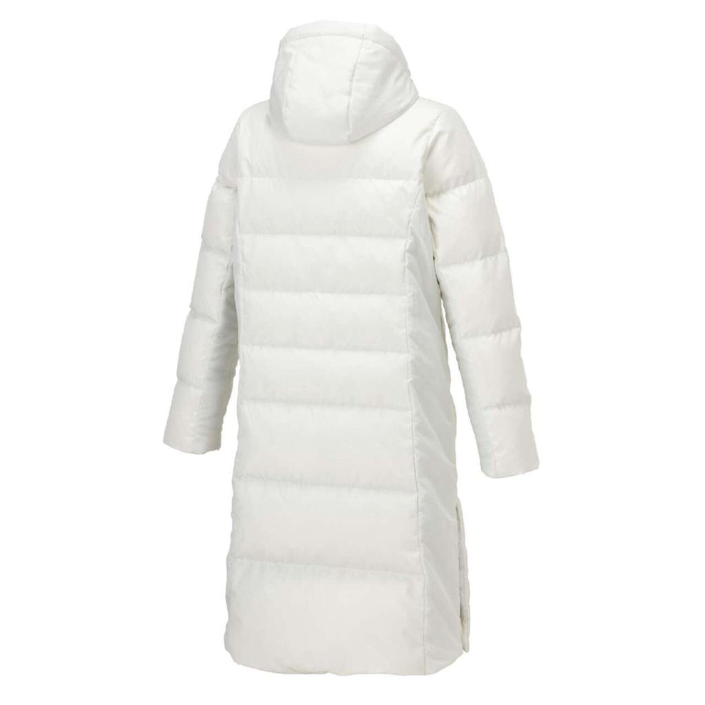 Mizuno Hybrid Down and 32MEB852 Women's Coat, Water-Repellent Padded, Off-White,