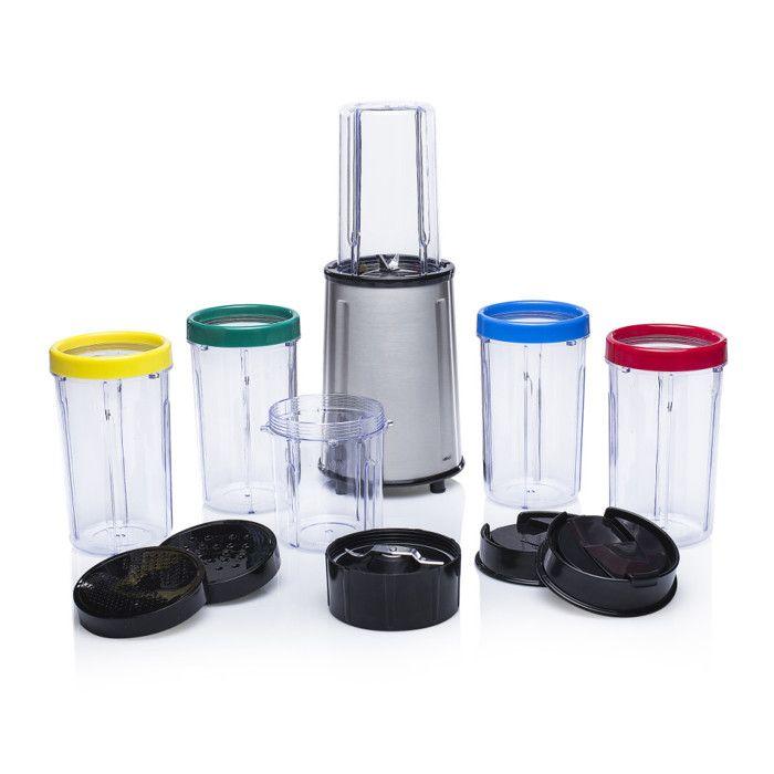 Mélangeur Tristar - BL-4445 - 17 Pièces - Corps Inox - Sans BPA - 240W