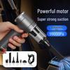 Rechargeable Multi-Purpose Silver-Gray Handheld Car Vacuum Cleaner