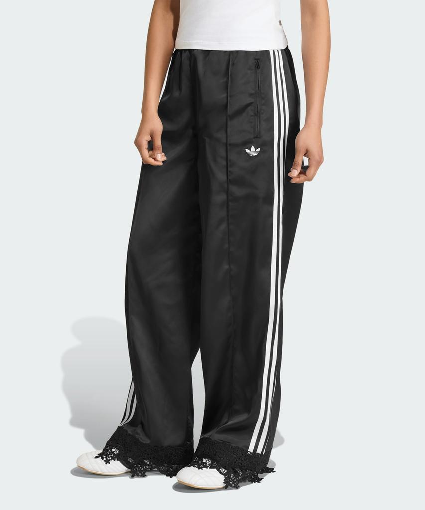 ADIDAS Satin Lace Firebird Loose Track Pants - Black / Ld1806