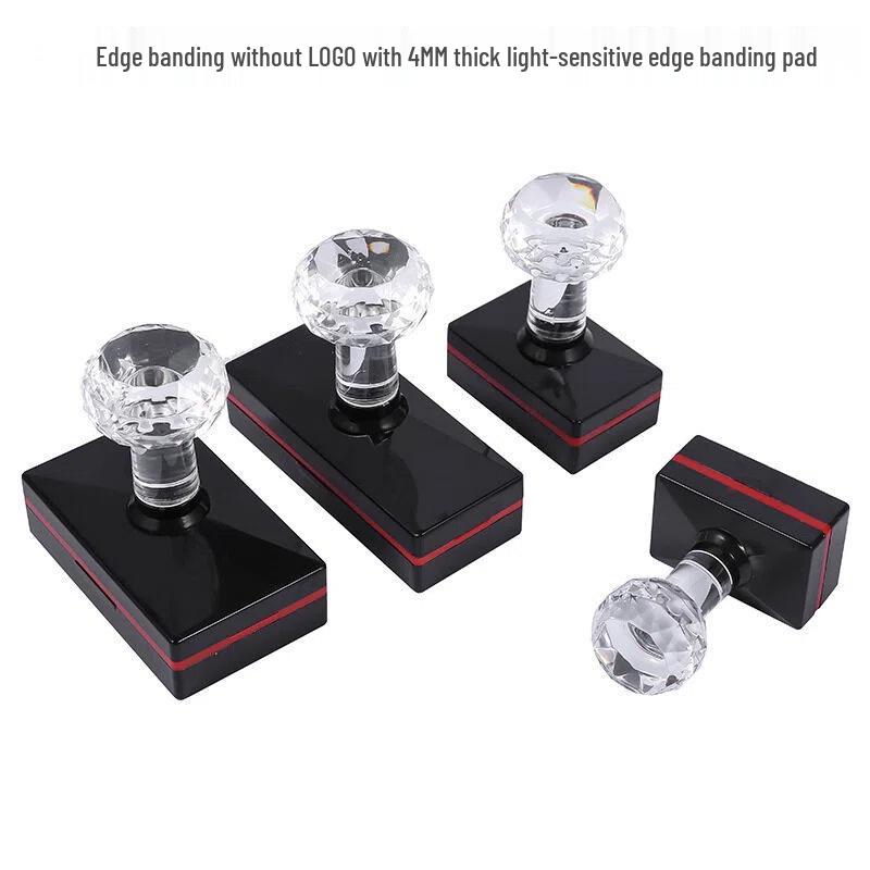 High-Quality Photosensitive Rectangular Edge Sealing Stamp with 4mm Thin Pad