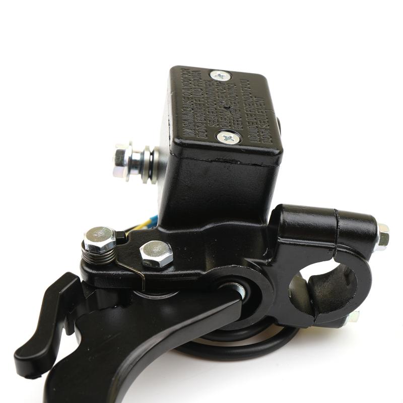 1pcs Motorcycle Left / Right Upper Front /Rear Brake Pump Hydraulic Clutch Pump with Handle Parking Lock for 150cc 250cc