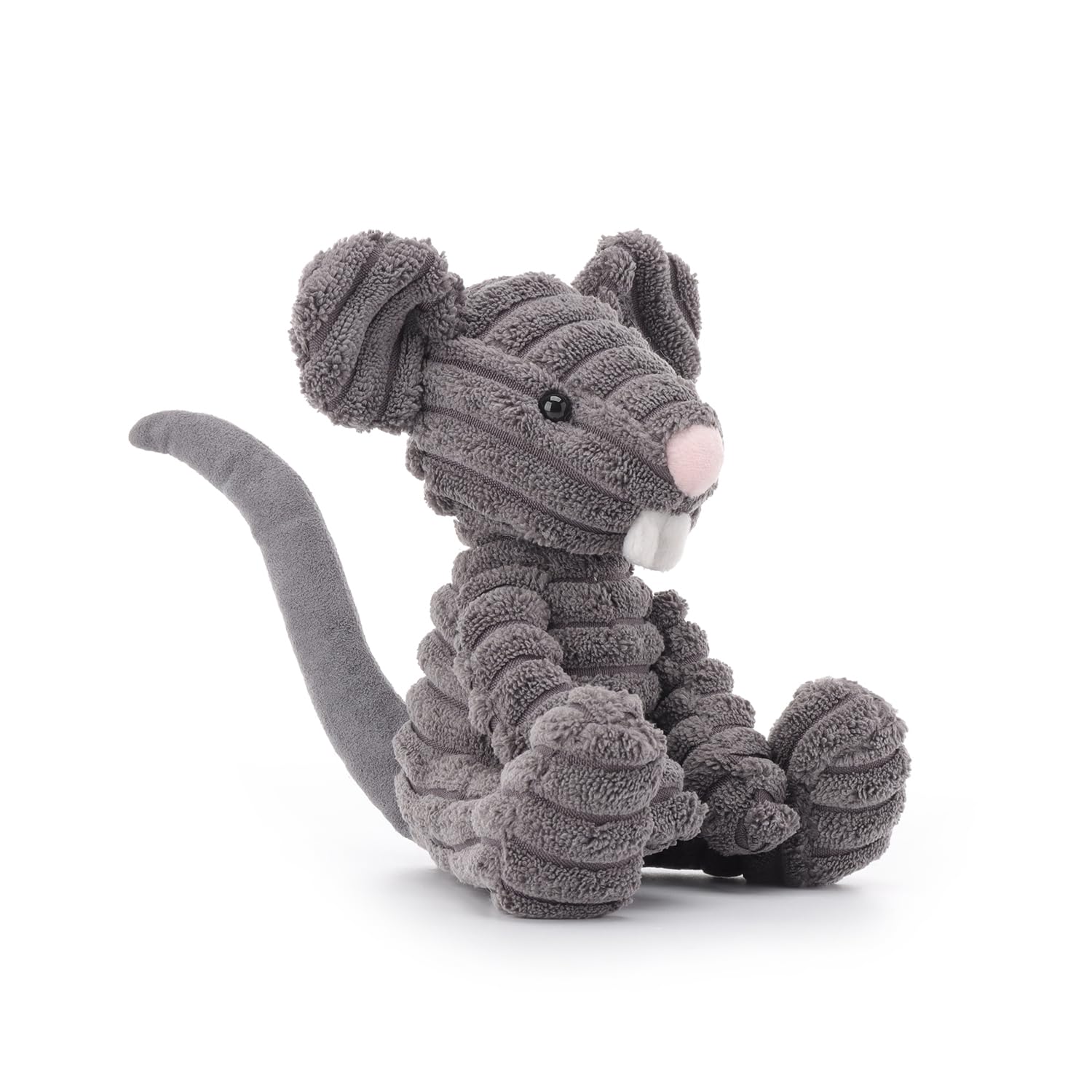 

Apricot Lamb Corduroy Rat Plush Toy for Soft and Fluffy Corduroy Rat for Girls and 15cm Kids, Cute, Boys, серый