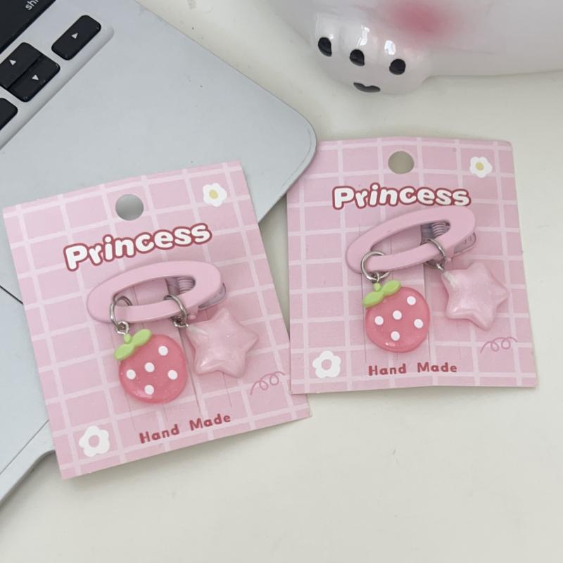 

Подвеска Желейная Клубничная Звезда Овальная Клипса Мягкая Милая Девушка Сладкая Заколка для Волос Пятиконечная Звезда Аксессуары для Волос Заколка