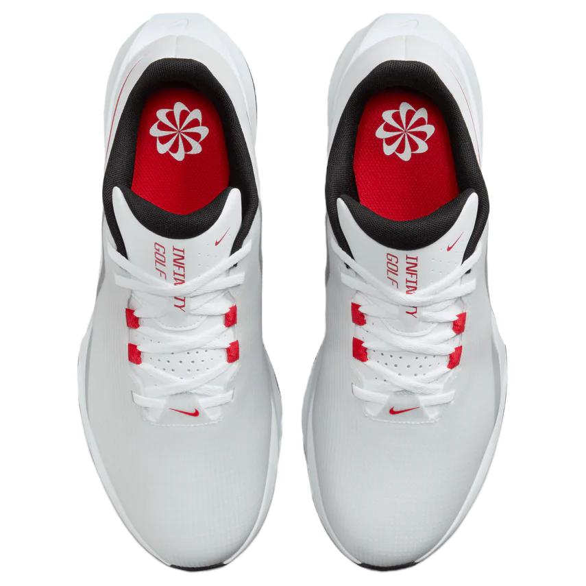 Nike Infinity Golf Next Nature Hvit Universitetsrød Herre Sneakers Pure-Platinum Svart FN0555-101