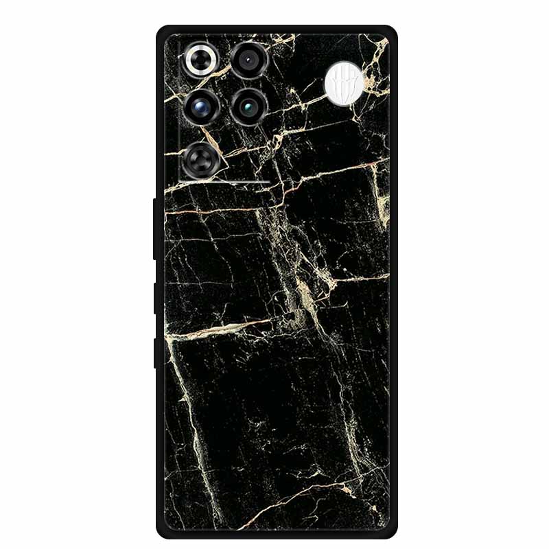 Phone Case For ZTE Nubia RedMagic 11 Pro 5G Back Cover Case Black Silicone TPU Soft Coque For Nubia RedMagic 11Pro Funda Capas