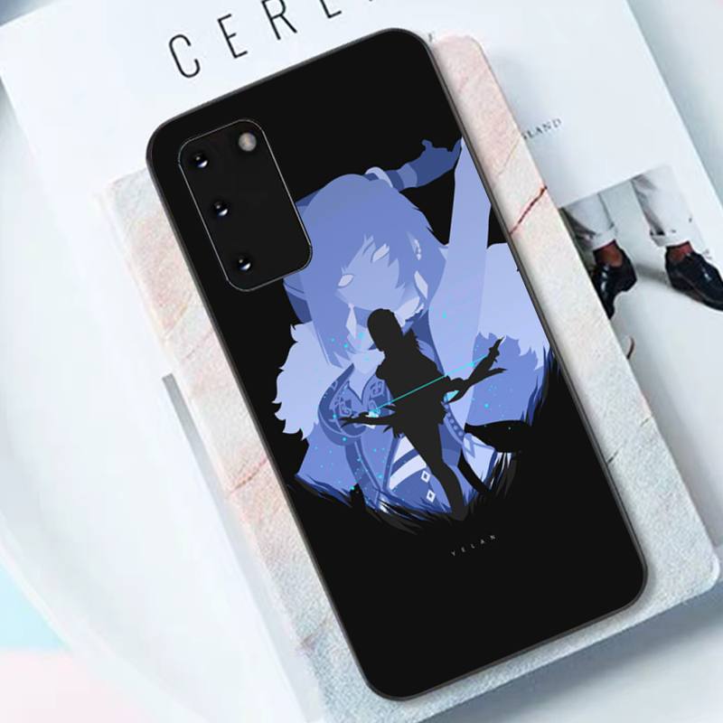 Genshin Impact Kazuha Zhongli Hutao Xiao Pouzdro na telefon pro Samsung S10 21 20 9 8 plus lite S20 UlTRA 7edge