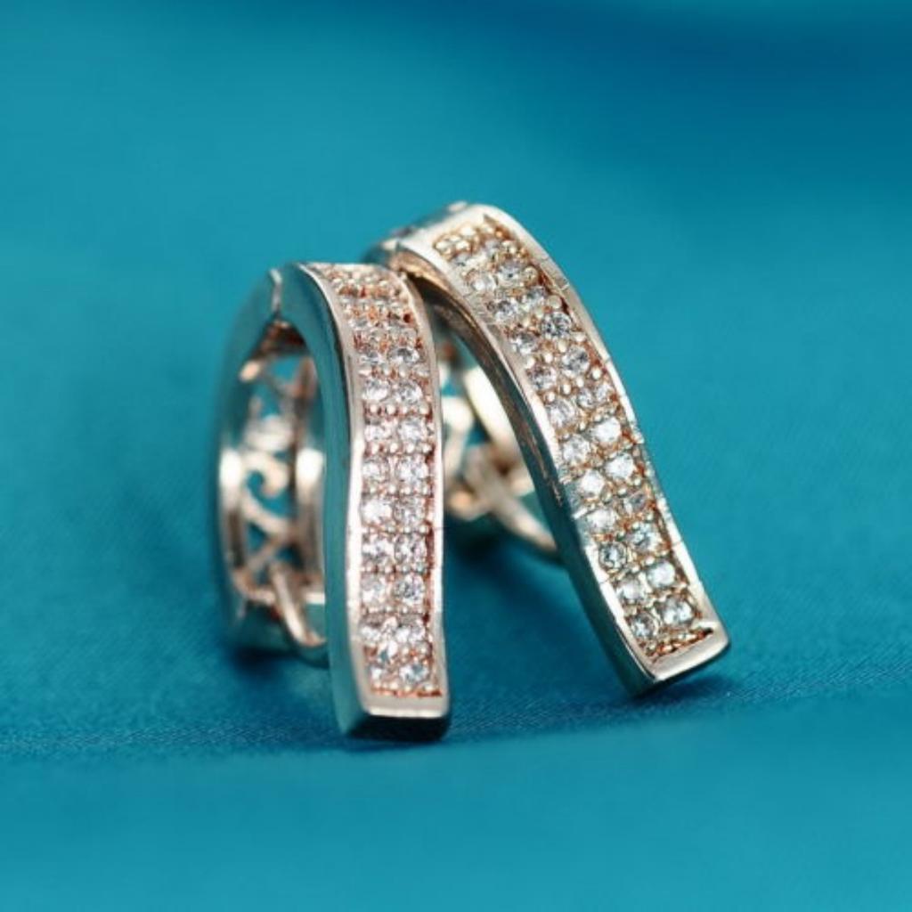 Luxury Paved Zircon Geometric Hoop Stud Earrings For Women Men Temperament Waterdrop Earrings Wedding Engagement Party Jewelry