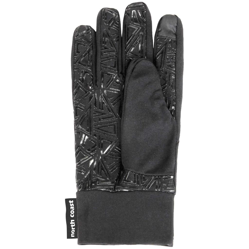 Rękawiczki wewnętrzne North Coast Black XS do snowboardu i kompatybilne z ekranem dotykowym NW-4100 narciarstwa, męskie damskie,