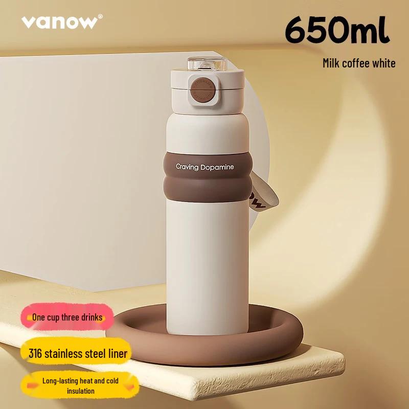 

Vanow 316 Stainless Steel Insulated Water Bottle for Kids & Sports 650ml