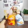 Cartoon Capybara Silica Gel Key Ring Animal Slow Rebound Toy Slow Rising Squeeze Toy  Children Toys