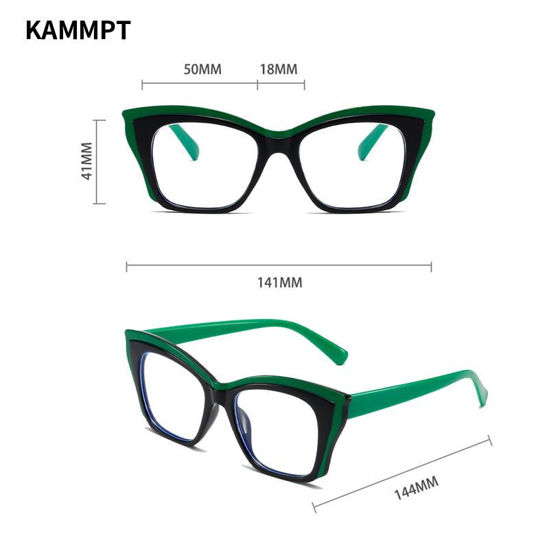Women Cat Eye Glasses  New Fashion Vintage Blue Light Blocking Eyewear Trendy Stylish Design Oversized Eyeglasses
