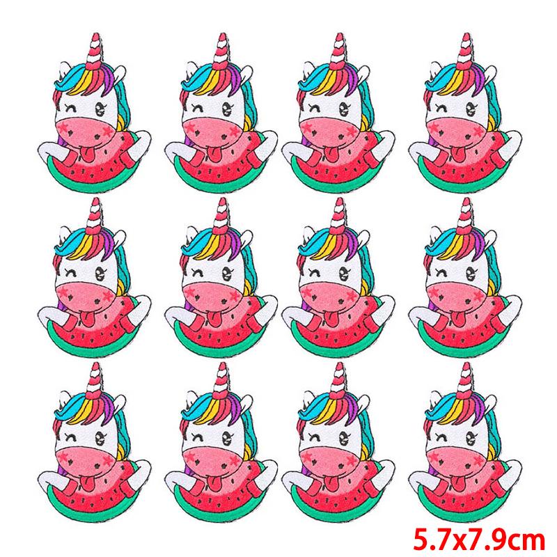 10 Pcs/lot Wholesale Embroidery Patch Iron On Patches For Clothing Patches On Clothes Jackets Decor Applique Sew Supplies