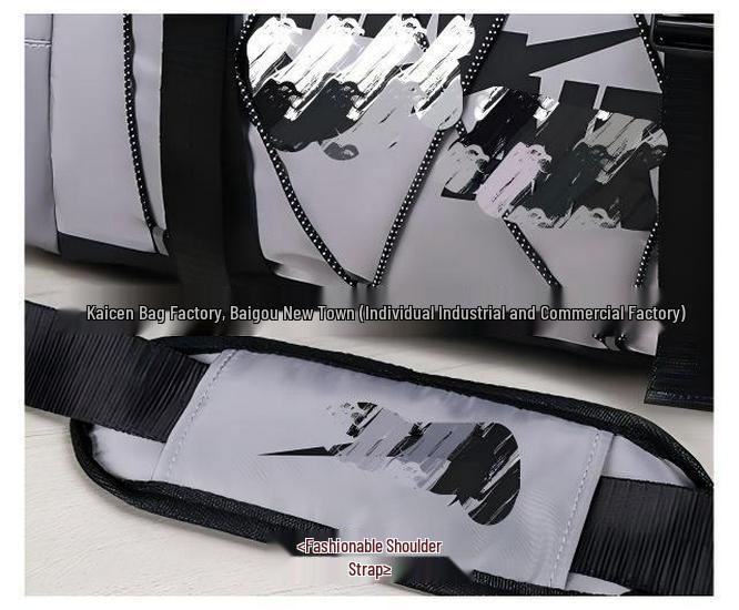 Fashion Drawstring Sports Bag: Wet/Dry Separation, Lightweight, Large Capacity, Single Shoulder, Crossbody, Ideal for Swimming & Yoga.