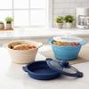 Food Grade Silicone Collapsible Steaming Pot Heat-resistant Microwave Steamer Bowl Picnic