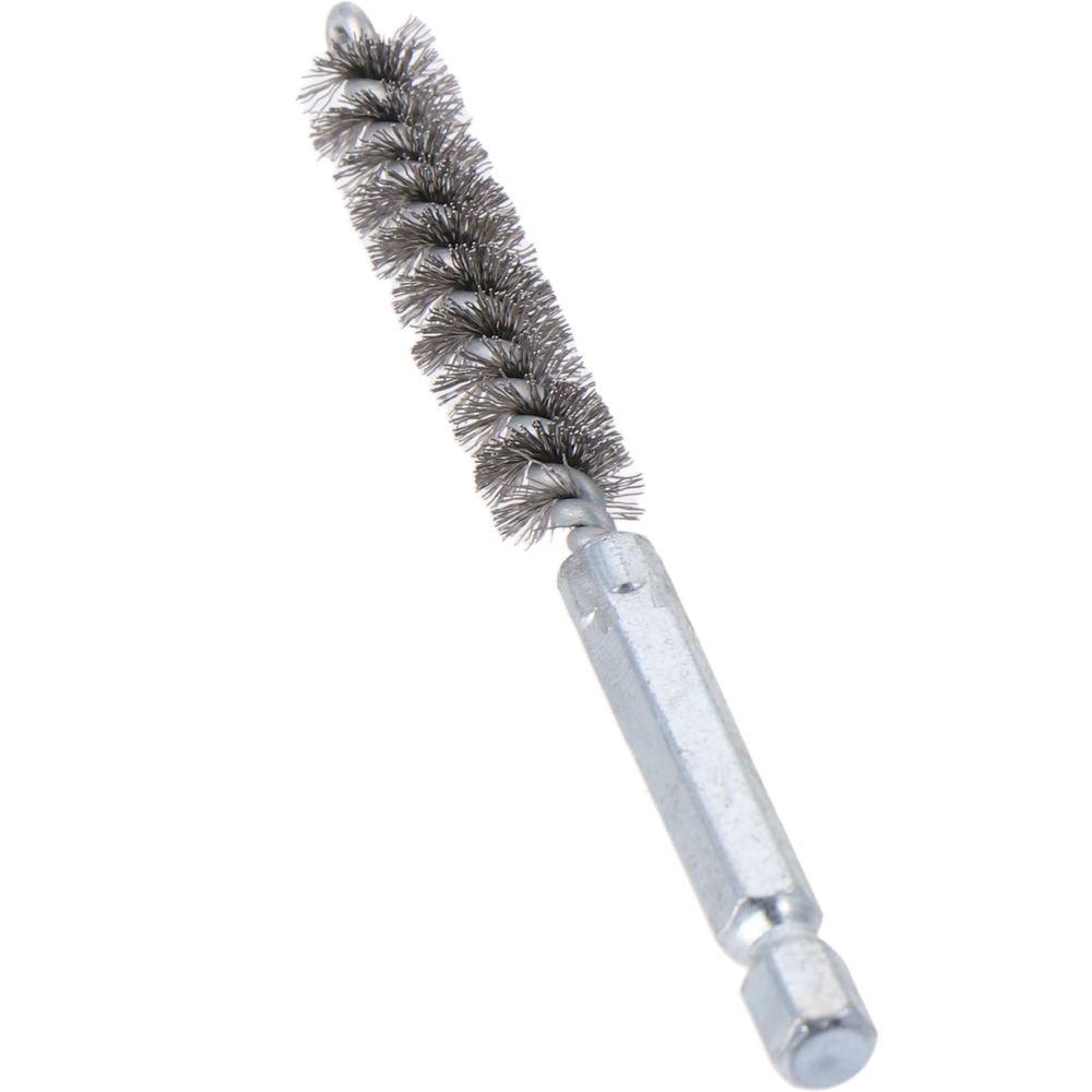 6Pcs Different Sizes Stainless Steel Bore Brush 4'' Long Bristles Wire Brush  Rust, Cleaning Tubes