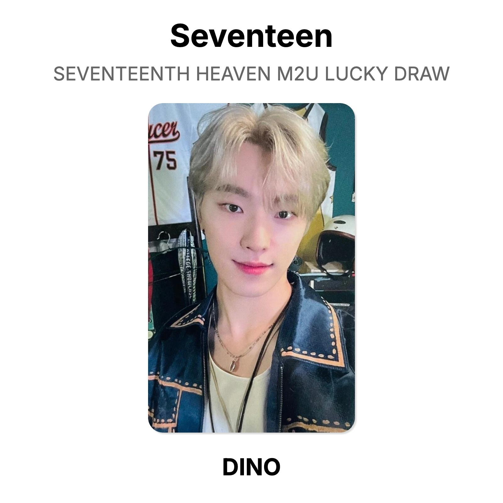 Seventeen SEVENTEENTH HEAVEN M2U LUCKY DRAW Official Photocard DINO