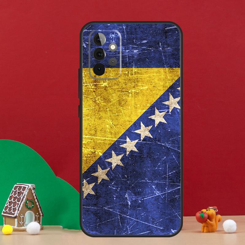 Bosnia Flag Case For Samsung Galaxy A36 A56 A06 A13 A53 A32 A12 A22 A52 A35 A17 A16 A55 A15 A54 A34 A14