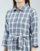 Monte Carlo Women's Check Collar Neck Tunic