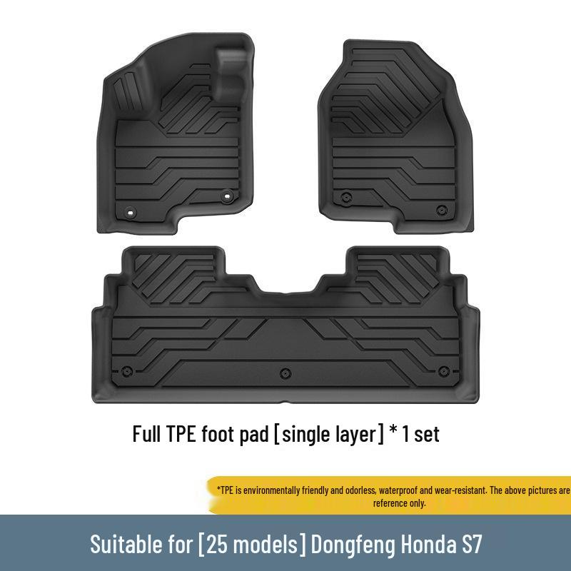 Eco-Friendly TPE Car Floor Mats & Trunk Mat for 25 Honda S7 Models