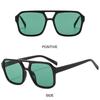 Vintage Ins Style Square Aviation Sunglasses UV400 Protection Big Frame Sun Glasses Black Shades for Women & Men