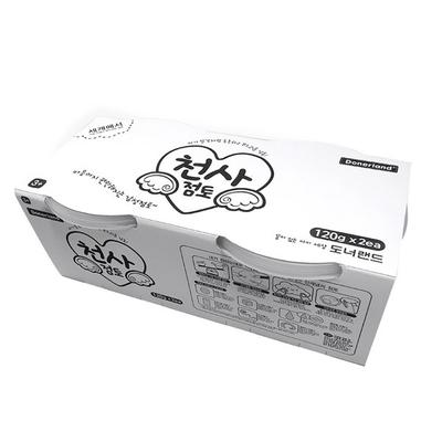 Angel Clay Branch Clay 120g, 2 Pieces, White, Korean Toy Supplies