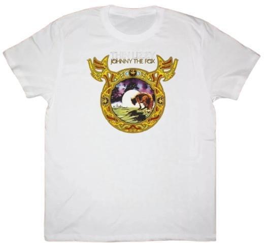 THIN LIZZY JOHNNY THE FOX Graphic Print Unisex T-Shirt L