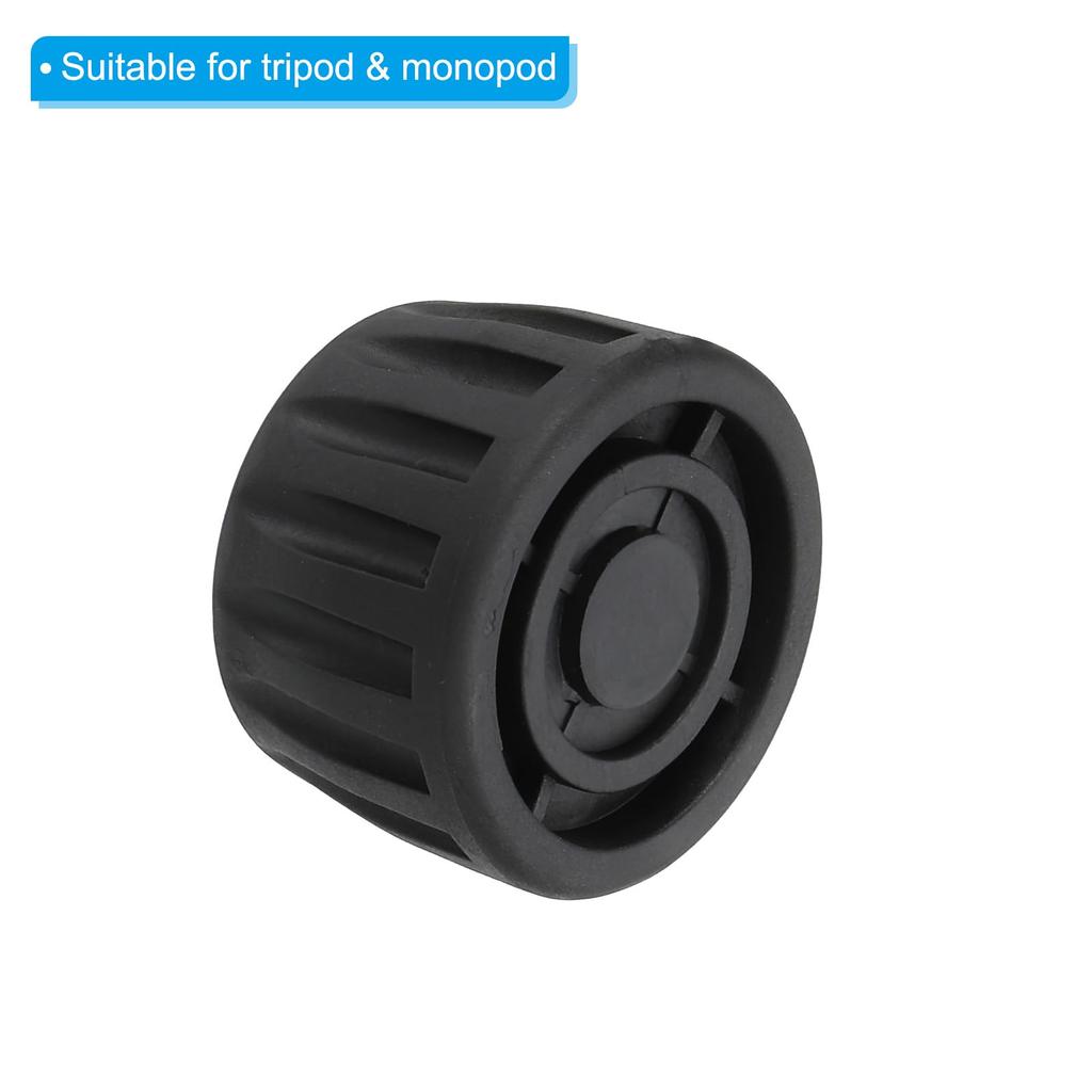 PATIKIL Universal 15mm ID Rubber Tripod Feet for Camera Tripod Monopod Set of 6 Tripod Replacement Parts Black Anti-Slip