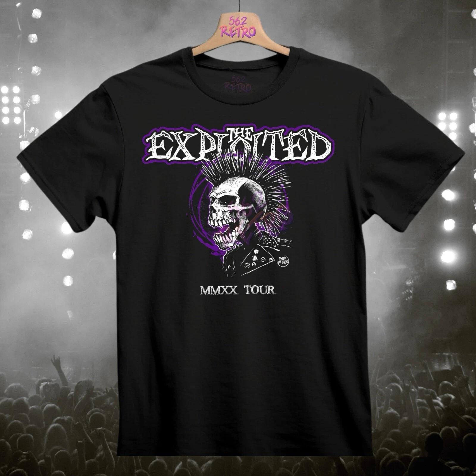 Футболка The Exploited MMXX Tour, Панк-рок группа, Черная, S-3XL M