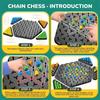 Kidsbele® Board Game for Kids, Elastic Logic Game, Multiplayer Strategy and Focus Game, 2-4 Players, Ages 3+