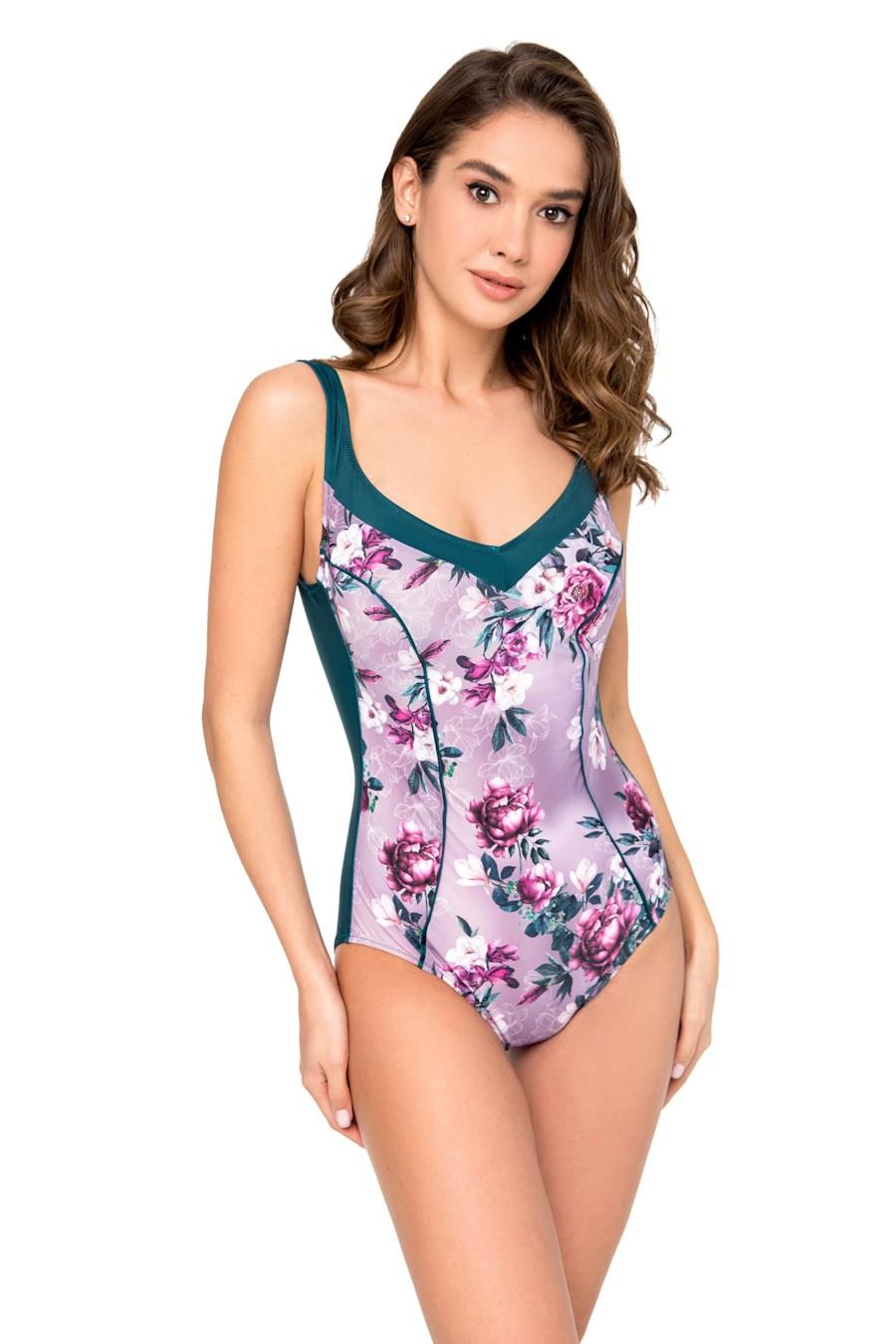 

Купальник злитий без чашки Anabel Arto (64545) 52B/3XL різнокольорові кольору