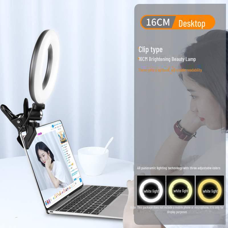Mobiltelefon Ringlys for Livestreaming og Fotografering