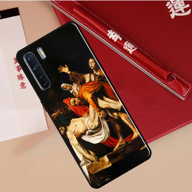 Renaissance Art Painting Case For Oppo A94 A18 A74 A57 A17 A77 A38 A58 A78 A98 A54 A80 A60 A40 A96 A76 A16 A15 A5 Pro