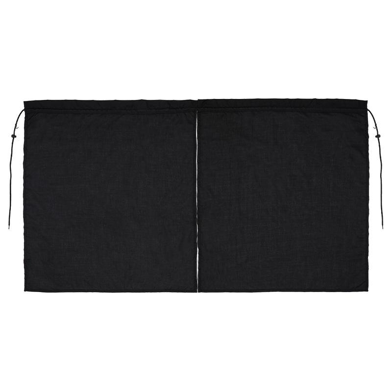Black Car Interior Privacy and Sunscreen Suction Cup Curtain