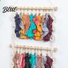 Hair Accessories Organizer Style Cotton Installation Hand Holder Easy Claw Clip Knitting Boho Wall Mounted